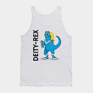 Deity-Rex - Dinosaur Pun Design Tank Top